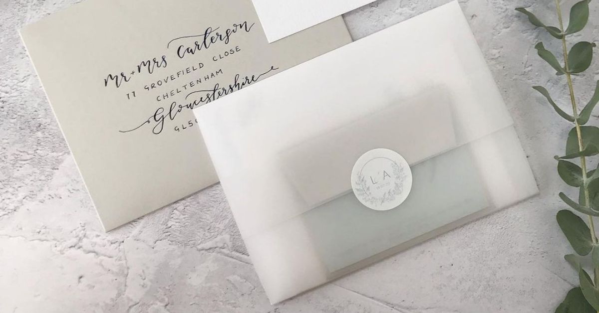 How To Create An Unique and Affordable Wedding Invites With Vellum Paper –  Stylish Wedd Blog